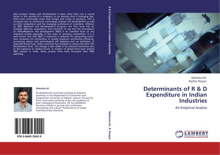 Produktbild: Determinants of R & D Expenditure in Indian Industries