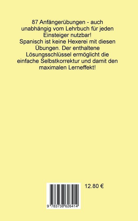 Produktbild: &Uuml;bungsbuch Spanischhexe 1