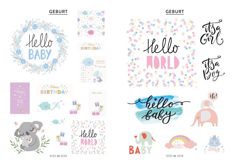 Produktbild: Bullet Journal &ndash; Stickerbuch Hello Baby: 650 bezaubernde Spr&uuml;che und Schmuckelemente zur Geburt