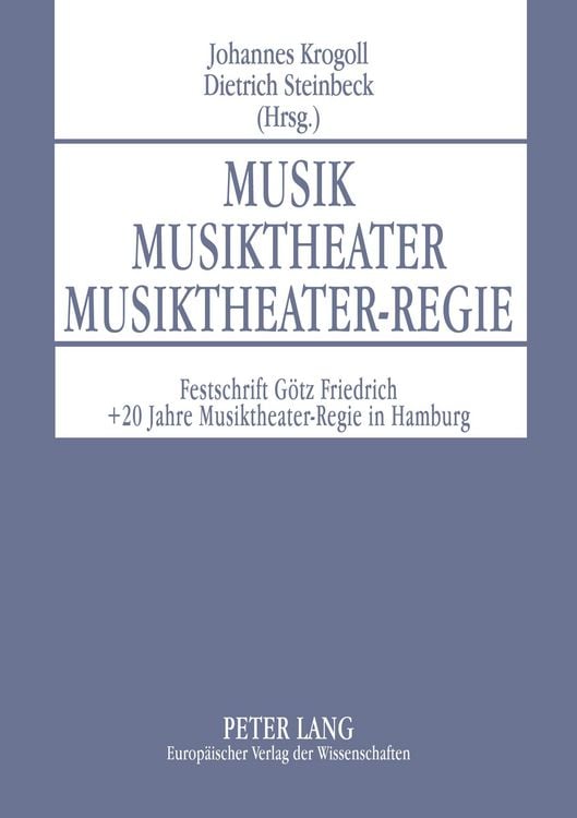 Produktbild: Musik - Musiktheater - Musiktheater-Regie
