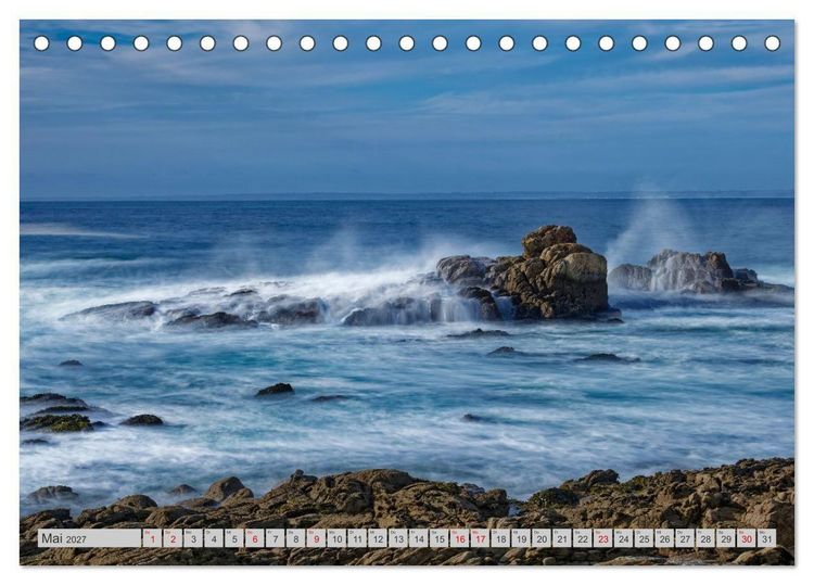Produktbild: Cote Sauvage. Wilde Atlantikk&uuml;ste der Bretagne. (Tischkalender 2027 DIN A5 quer), CALVENDO Monatskalender