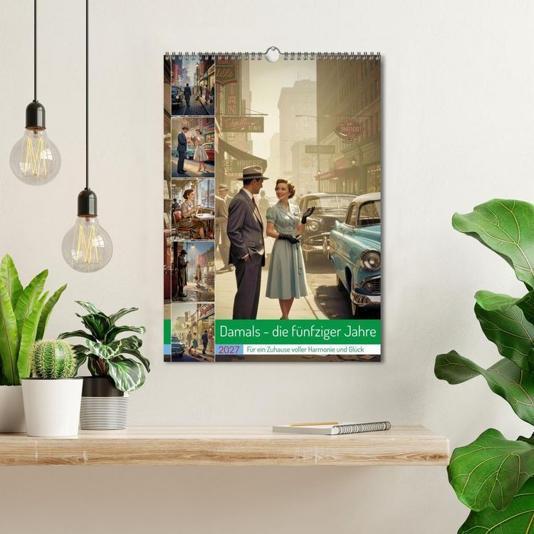 Produktbild: Damals - die f&uuml;nfziger Jahre (Wandkalender 2027 DIN A3 hoch), CALVENDO Monatskalender