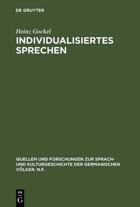 Produktbild: Individualisiertes Sprechen