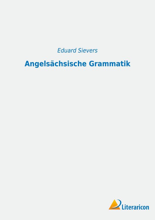 Produktbild: Angels&auml;chsische Grammatik