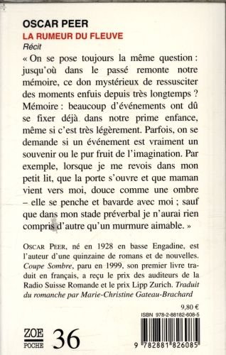 Produktbild: La rumeur du fleuve
