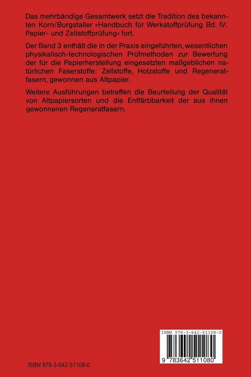 Produktbild: Pr&uuml;fung von Papier, Pappe, Zellstoff und Holzstoff