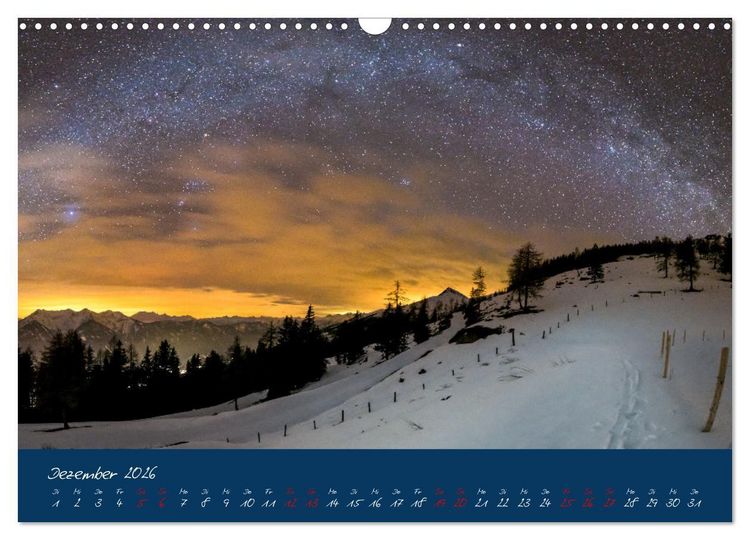 Produktbild: Welt unter Sternen (Wandkalender 2026 DIN A3 quer), CALVENDO Monatskalender