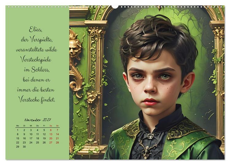 Produktbild: Mondkinder der Dunkelheit (Wandkalender 2027 DIN A2 quer), CALVENDO Monatskalender