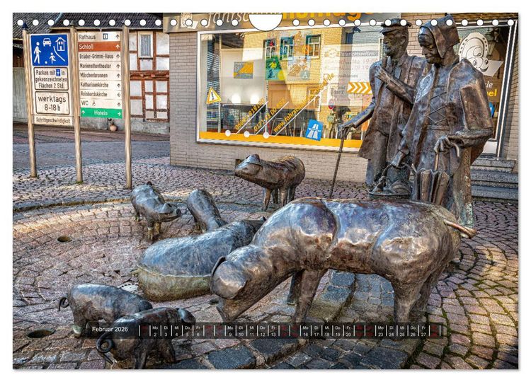 Produktbild: Steinau an der Stra&szlig;e (Wandkalender 2026 DIN A4 quer), CALVENDO Monatskalender