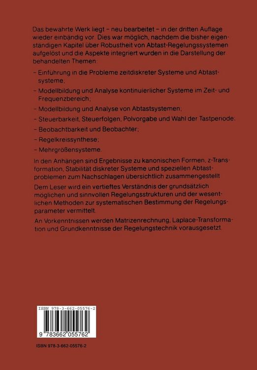 Produktbild: Abtastregelung
