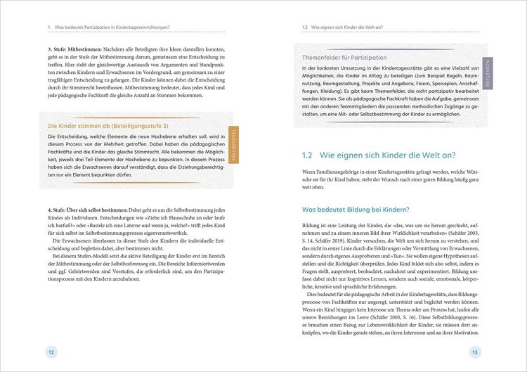 Produktbild: Partizipation in Krippe und Kita