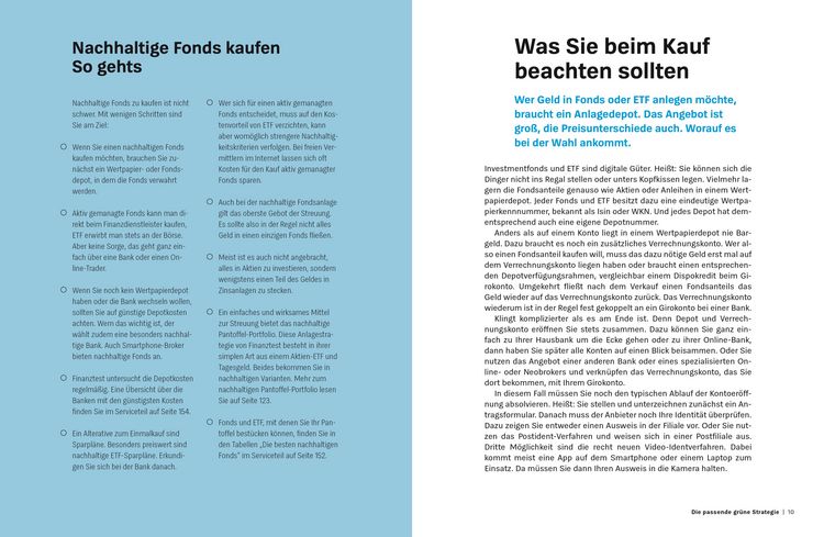 Produktbild: Gr&uuml;ne Fonds und ETF