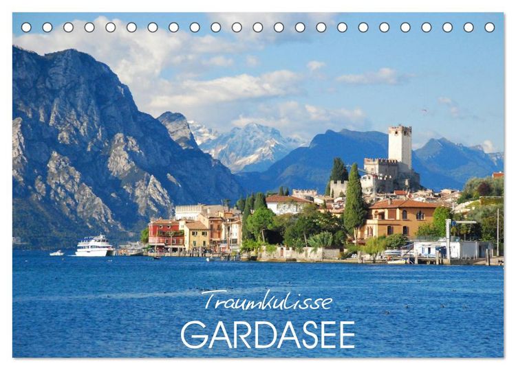 Produktbild: Traumkulisse Gardasee (Tischkalender 2026 DIN A5 quer), CALVENDO Monatskalender