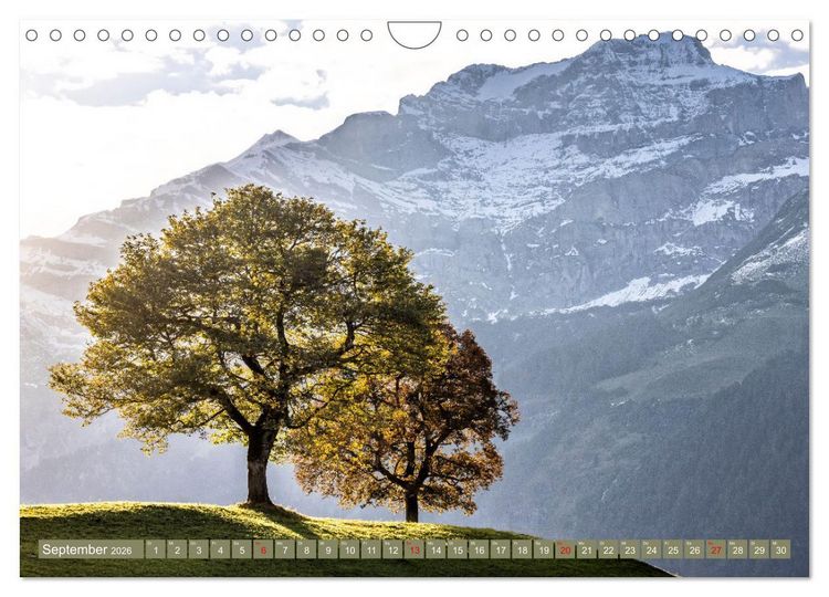 Produktbild: Schweizer Panorama - Von den Alpen bis zu den Seen (Wandkalender 2026 DIN A4 quer), CALVENDO Monatskalender
