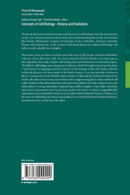 Produktbild: Concepts in Cell Biology - History and Evolution