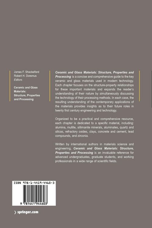 Produktbild: Ceramic and Glass Materials