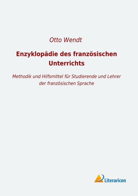 Produktbild: Enzyklop&auml;die des franz&ouml;sischen Unterrichts