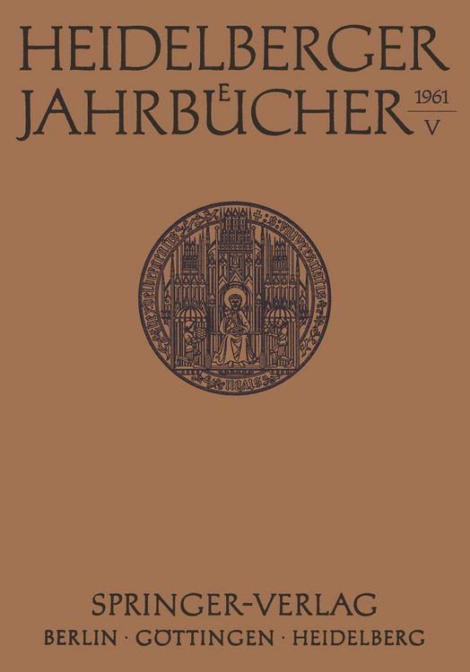 Produktbild: Heidelberger Jahrb&uuml;cher