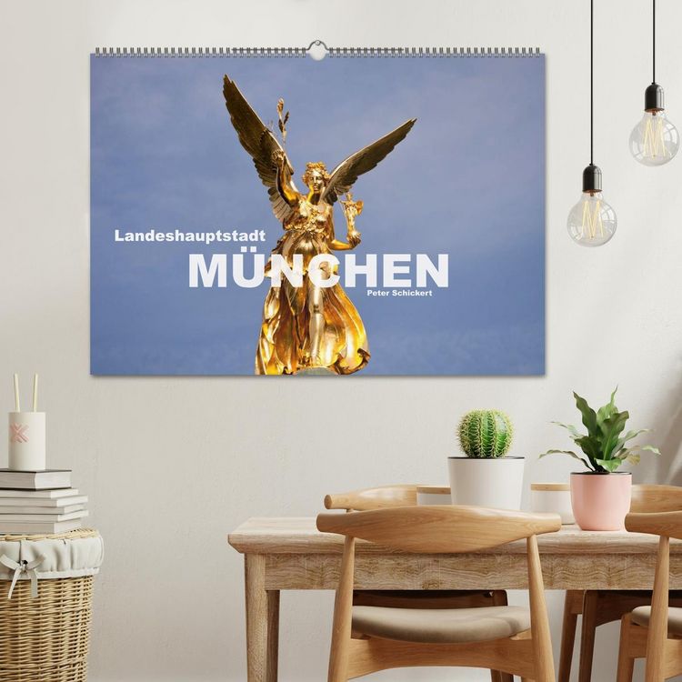 Produktbild: Landeshauptstadt M&uuml;nchen (Wandkalender 2026 DIN A2 quer), CALVENDO Monatskalender