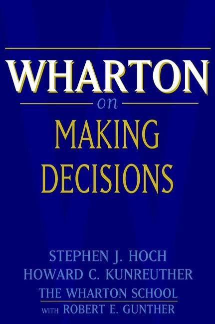 Produktbild: Wharton on Making Decisions