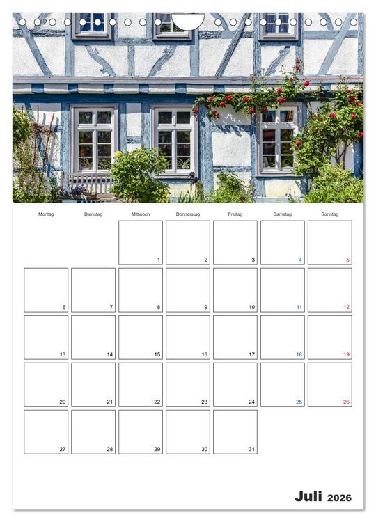 Produktbild: Rheingau Terminplaner (Wandkalender 2026 DIN A4 hoch), CALVENDO Monatskalender