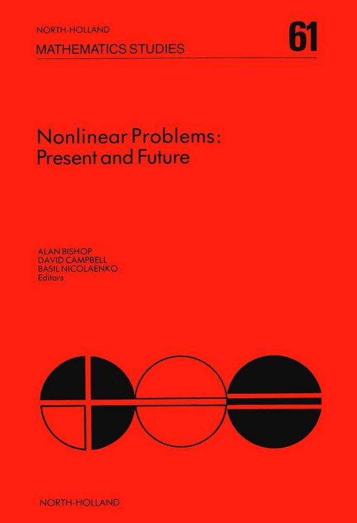 Produktbild: Nonlinear Problems: Present and Future