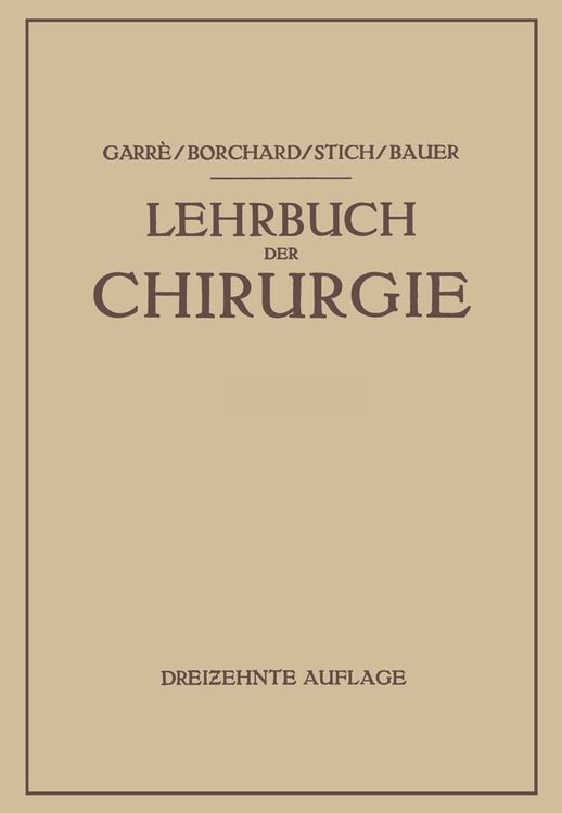 Produktbild: Lehrbuch der Chirurgie