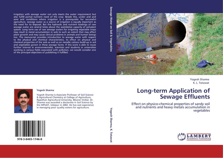 Produktbild: Long-term Application of Sewage Effluents