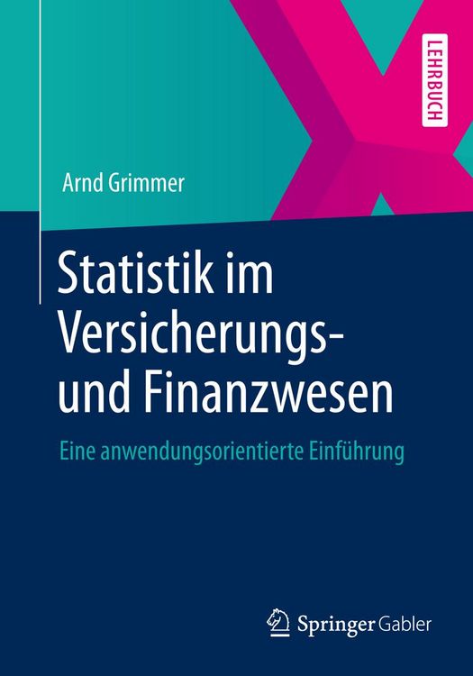 Produktbild: Statistik im Versicherungs- und Finanzwesen