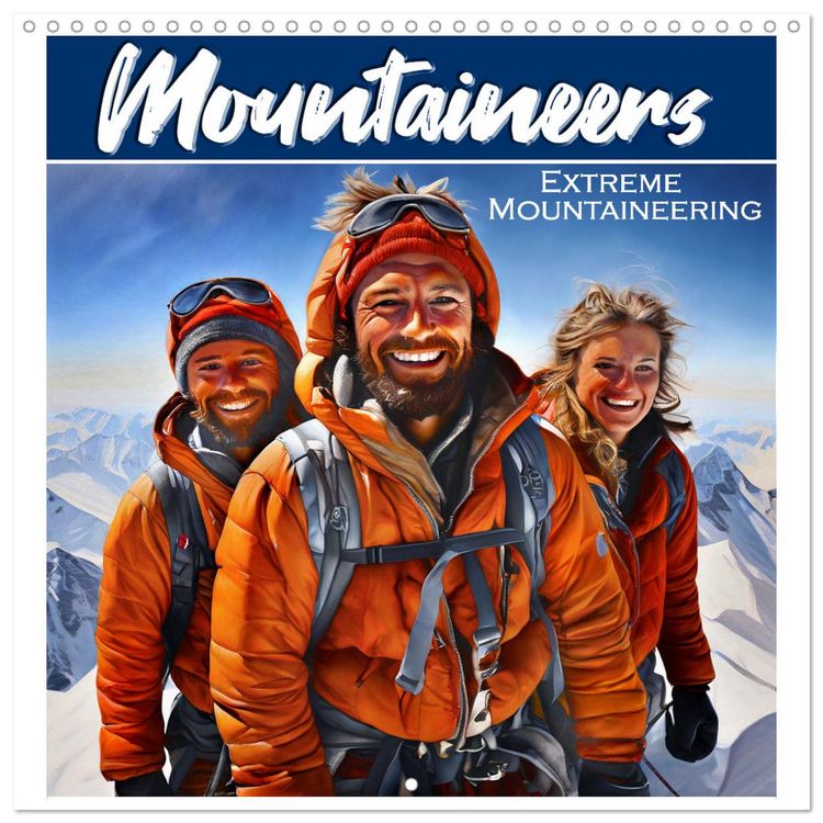 Produktbild: Mountaineers - Extreme mountaineering (Wall Calendar 2026 12 &times; 12 Inch) CALVENDO 12 Month Wall Calendar