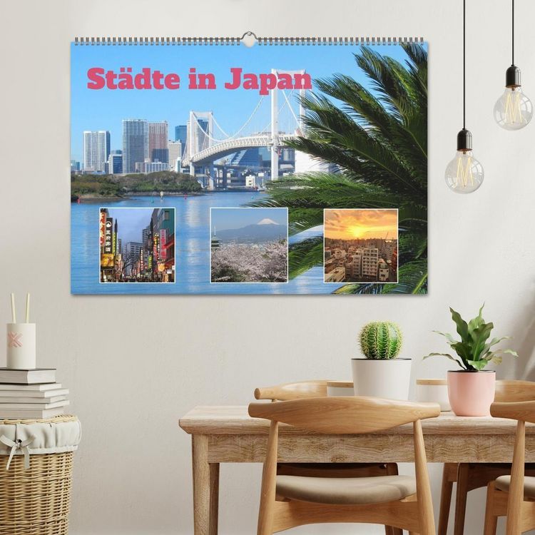 Produktbild: St&auml;dte in Japan (Wandkalender 2027 DIN A2 quer), CALVENDO Monatskalender