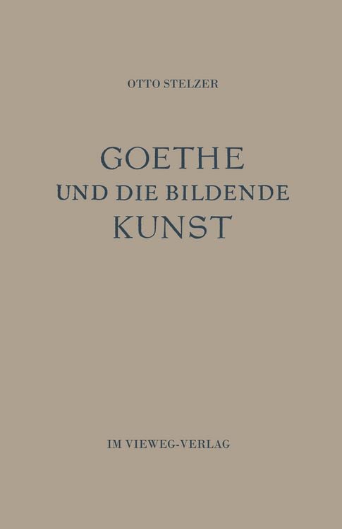 Produktbild: Goethe und die Bildende Kunst