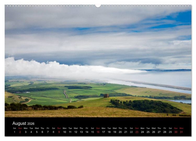 Produktbild: Dorset (High Quality Premium Wall Calendar 2026 DIN A2 landscape),CALVENDO 12 Month Wall Calendar