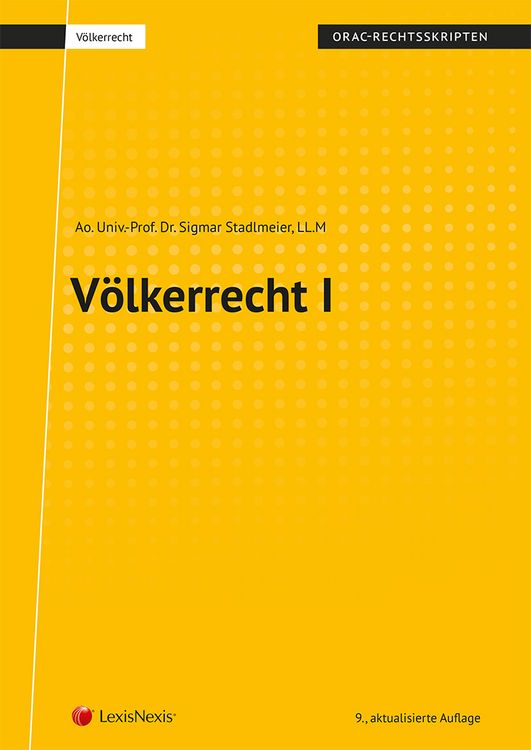 Produktbild: V&ouml;lkerrecht I