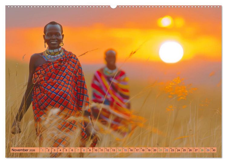 Produktbild: Afrikas urt&uuml;mliche Sch&ouml;nheit (Wandkalender 2026 DIN A2 quer), CALVENDO Monatskalender