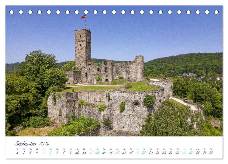Produktbild: Taunus, deine T&uuml;rme (Tischkalender 2026 DIN A5 quer), CALVENDO Monatskalender
