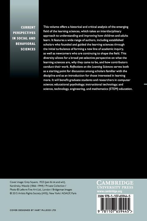 Produktbild: Reflections on the Learning Sciences