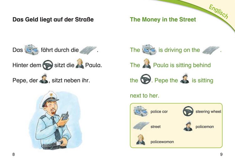 Produktbild: Bildermaus - Mit Bildern Englisch lernen - Polizeigeschichten - Police Stories