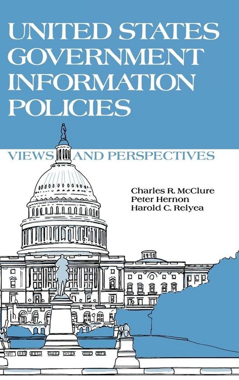 Produktbild: United States Government Information Policies