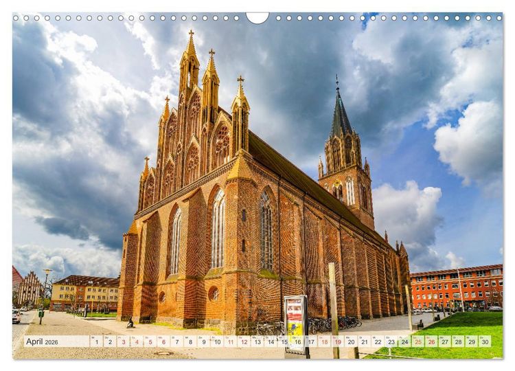 Produktbild: Neubrandenburg Impressionen (Wandkalender 2026 DIN A3 quer), CALVENDO Monatskalender