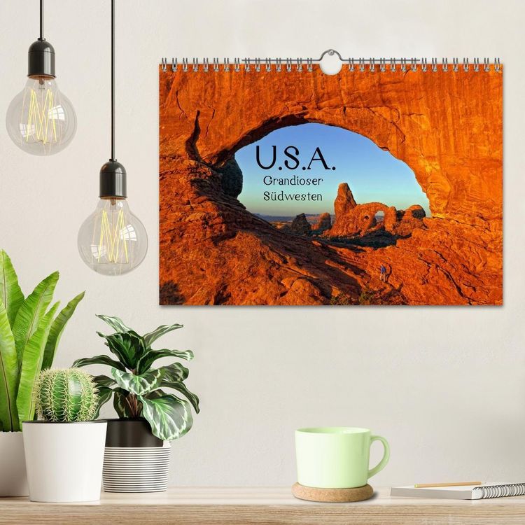 Produktbild: USA - Grandioser S&uuml;dwesten (Wandkalender 2027 DIN A4 quer), CALVENDO Monatskalender