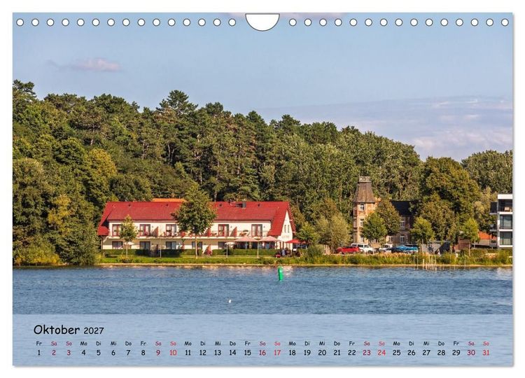 Produktbild: Zwischen See und Himmel - Waren (M&uuml;ritz) im Wandel der Jahreszeiten (Wandkalender 2027 DIN A4 quer), CALVENDO Monatskalender