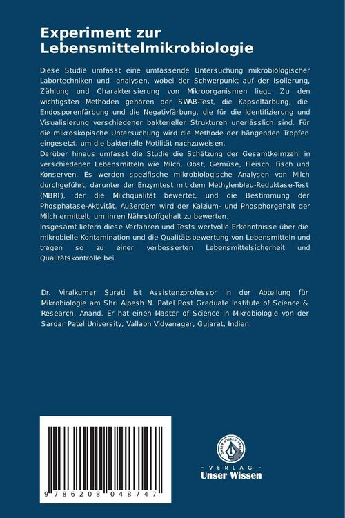 Produktbild: Experiment zur Lebensmittelmikrobiologie