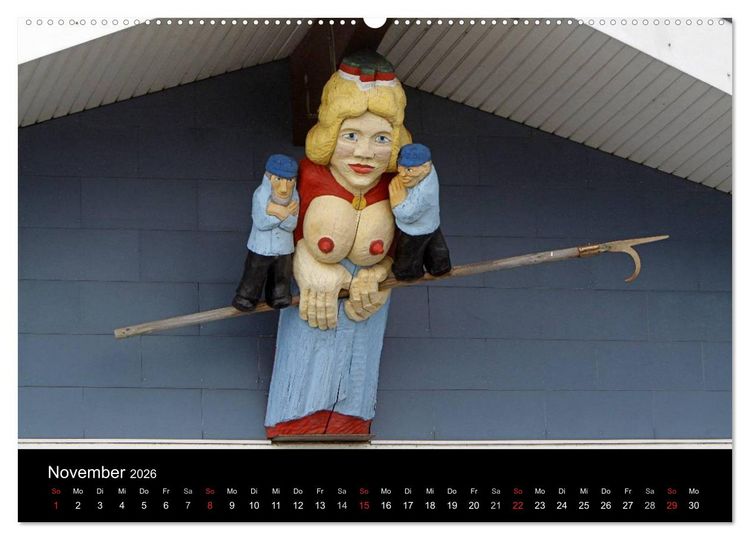 Produktbild: Helgoland (hochwertiger Premium Wandkalender 2026 DIN A2 quer), Kunstdruck in Hochglanz