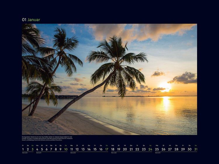 Produktbild: Trauminseln - KUNTH Wandkalender 2027