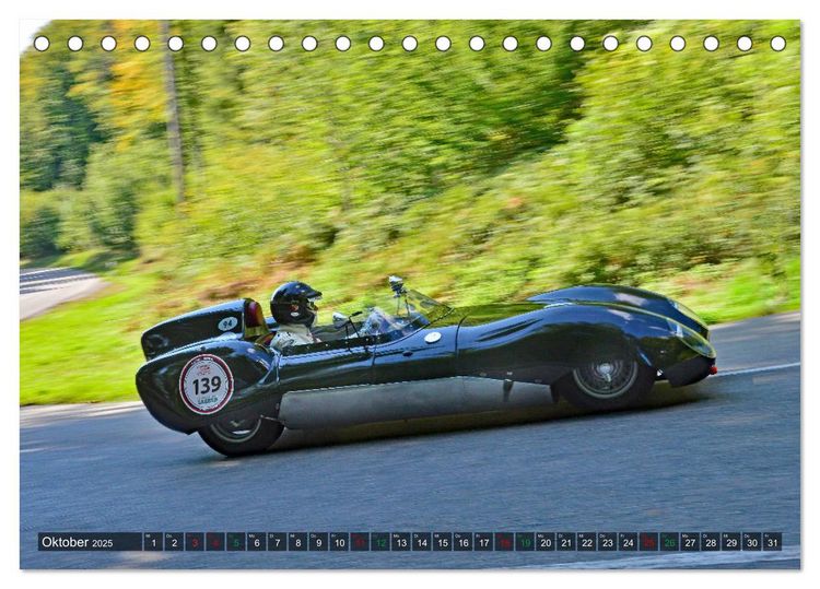 Produktbild: Adel verpflichtet - Englische Oldtimer am Berg (Tischkalender 2025 DIN A5 quer), CALVENDO Monatskalender
