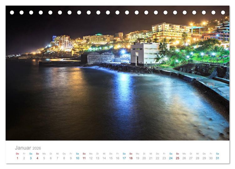 Produktbild: Funchal - Madeiras stolze Hauptstadt (Tischkalender 2026 DIN A5 quer), CALVENDO Monatskalender