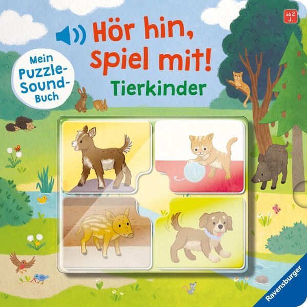Produktbild: H&ouml;r hin, spiel mit! Bei den Tierkindern