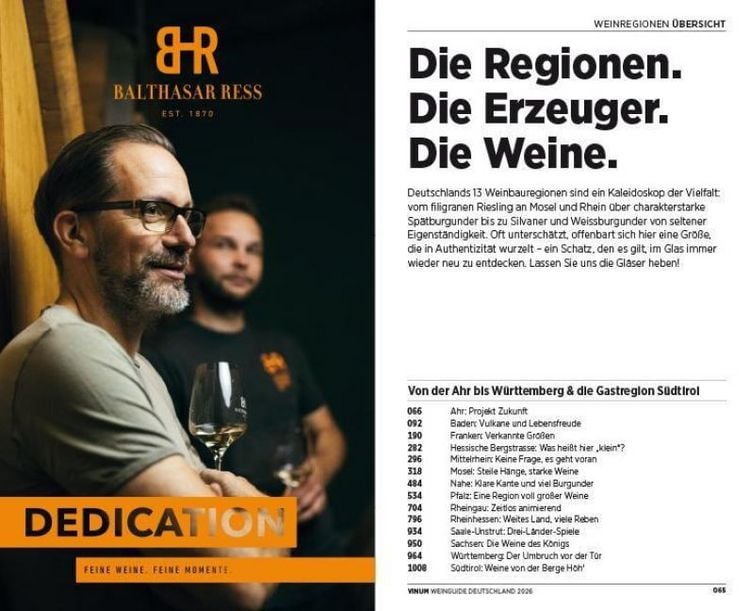 Produktbild: Vinum Weinguide Deutschland 2026