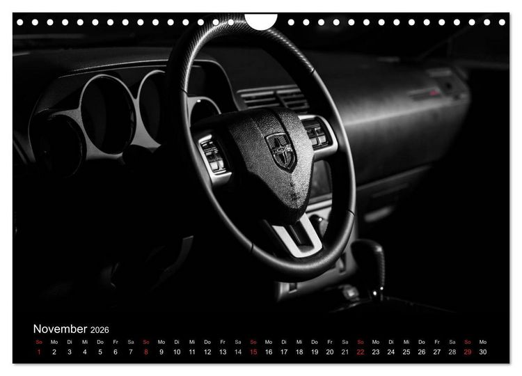 Produktbild: Dodge Challenger SRT8 (Wandkalender 2026 DIN A4 quer), CALVENDO Monatskalender